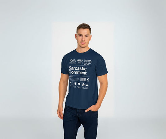 Camiseta Sarcastic Comment – Algodón Grueso con Actitud