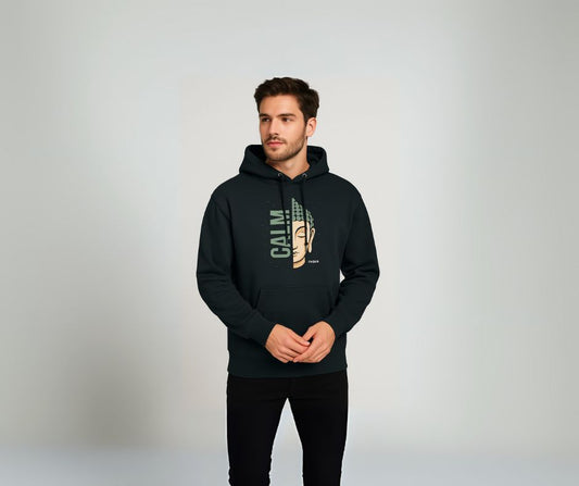 Sudadera Unisex “CALM” con Capucha – Confort Moderno y Diseño Zen