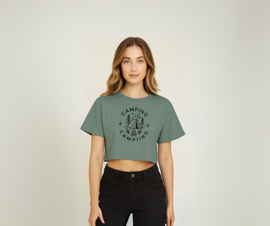Crop Top “Camping” – Estilo Natural y Comodidad Extrema