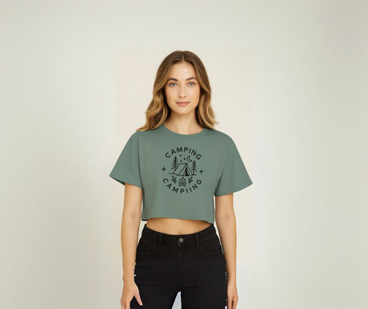 Crop Top “Camping” – Estilo Natural y Comodidad Extrema