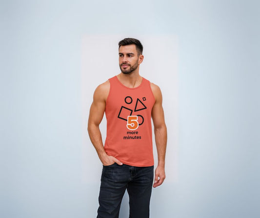 Tank Top “5 More Minutes” de Algodón Suave – Unisex